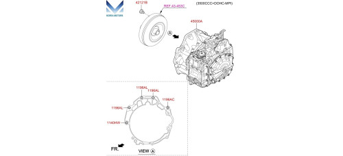 used transmission at-8 2wd 4wd hyundai santa fe 2018-21
